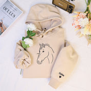 Plus Velvet Style-Personalized Custom Embroidered Hoodie Custom Photo Furry Friend