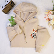 Plus Velvet Style-Custom Pet Face And Pet Name Hoodie Custom Hoodie From Dog Mom Photo