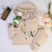 Plus Velvet Style-Gifts For Pet Lover Custom Pet Embroidered Hoodie Personalized With Your Pet’s Photo