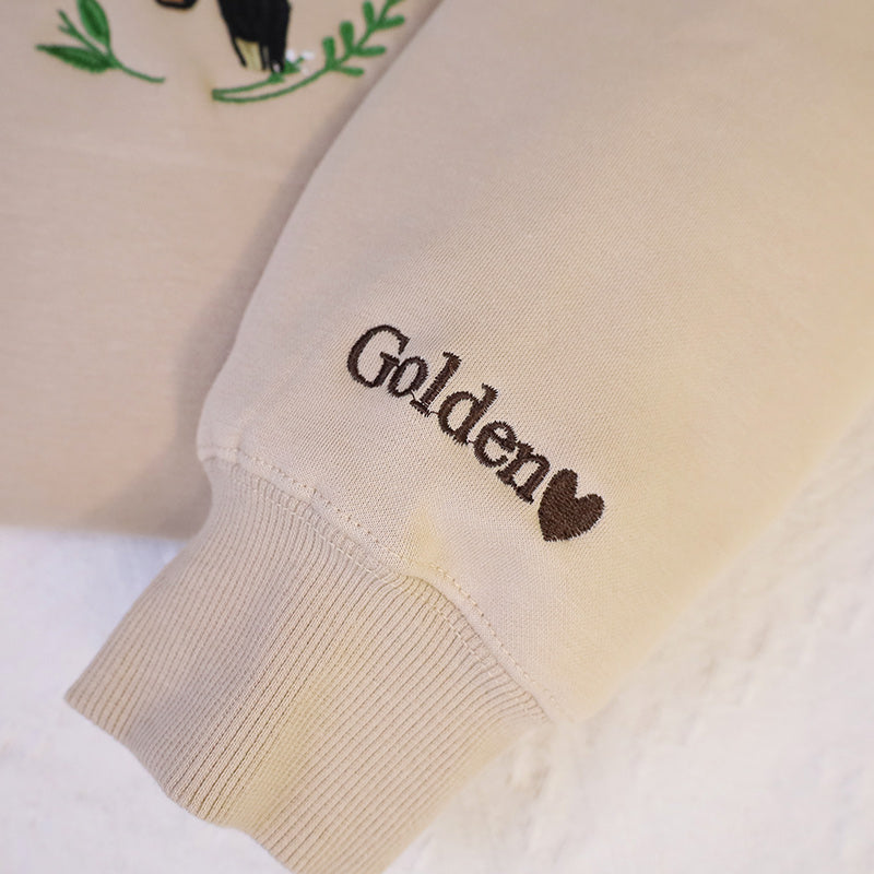Plus Velvet Style-Gifts For Pet Lover Custom Pet Embroidered Hoodie Personalized With Your Pet’s Photo