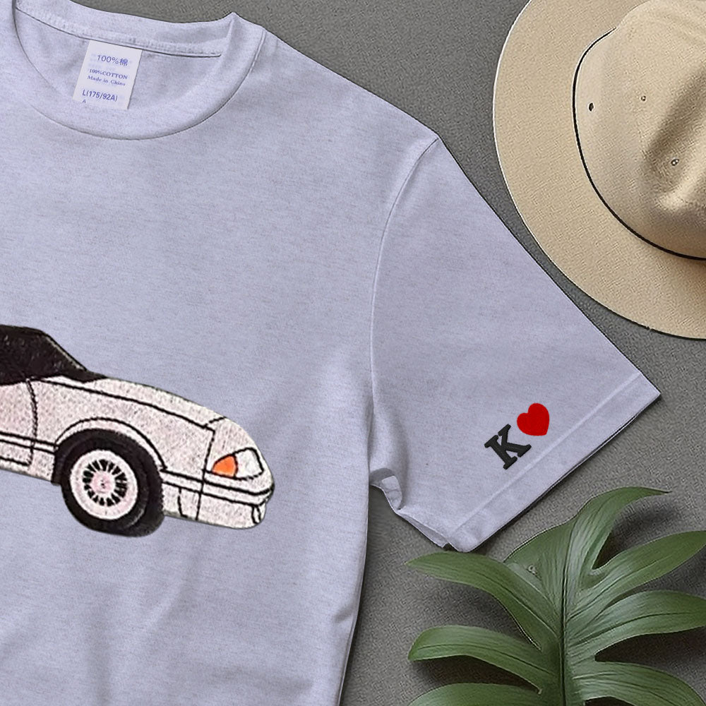 Custom Embroidered T-shirt, Embroidered Car Hoodie, Car Sweatshirt, Surprise Gift, Embroidered from Photo, Car Enthusiast Gift,Custom Clothes