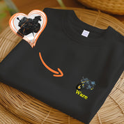 Embroidered Car T-shirt,  Car, Vehicle, Motorbike, Custom, Personalised, For Him, For Her, Anniversary, Couples, Valentines Day, Gift