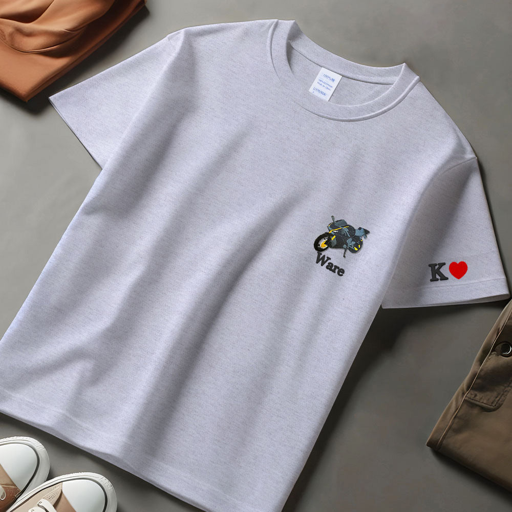 Embroidered Car T-shirt,  Car, Vehicle, Motorbike, Custom, Personalised, For Him, For Her, Anniversary, Couples, Valentines Day, Gift