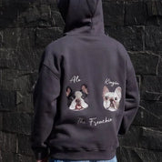 Personalized Embroidered Hoodie Custom Head Cute Gift for Animal Lovers