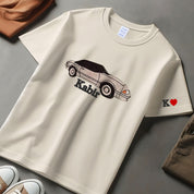 Custom Car Photo Embroidered T-shirt