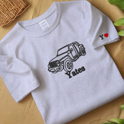 Custom embroidered car Sweatshirt, hoodie, t shirt embroidered Personalized, Dad Gift, Custom sweatshirt, gift for him