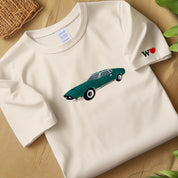 Custom Embroidered Car T-shirt, Car Photo Embroidered, Custom Car T-shirt, Classic Cars Embroidered