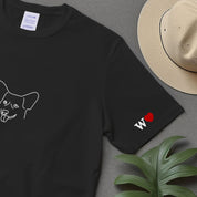 Custom Pet Embroidered T-shirt,Custom Pet Gifts,Personalized Dog Sweatshirt,Embroidered Hoodie,Pet Portrait,Birthday Gifts,Pet Gifts