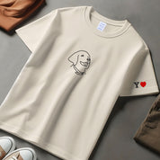 Embroidered Pet Face T-shirts,Custom Embroidered Pet Sweatshirts,Custom Dog Sweatshirts,Special Birthday Gift for Dog