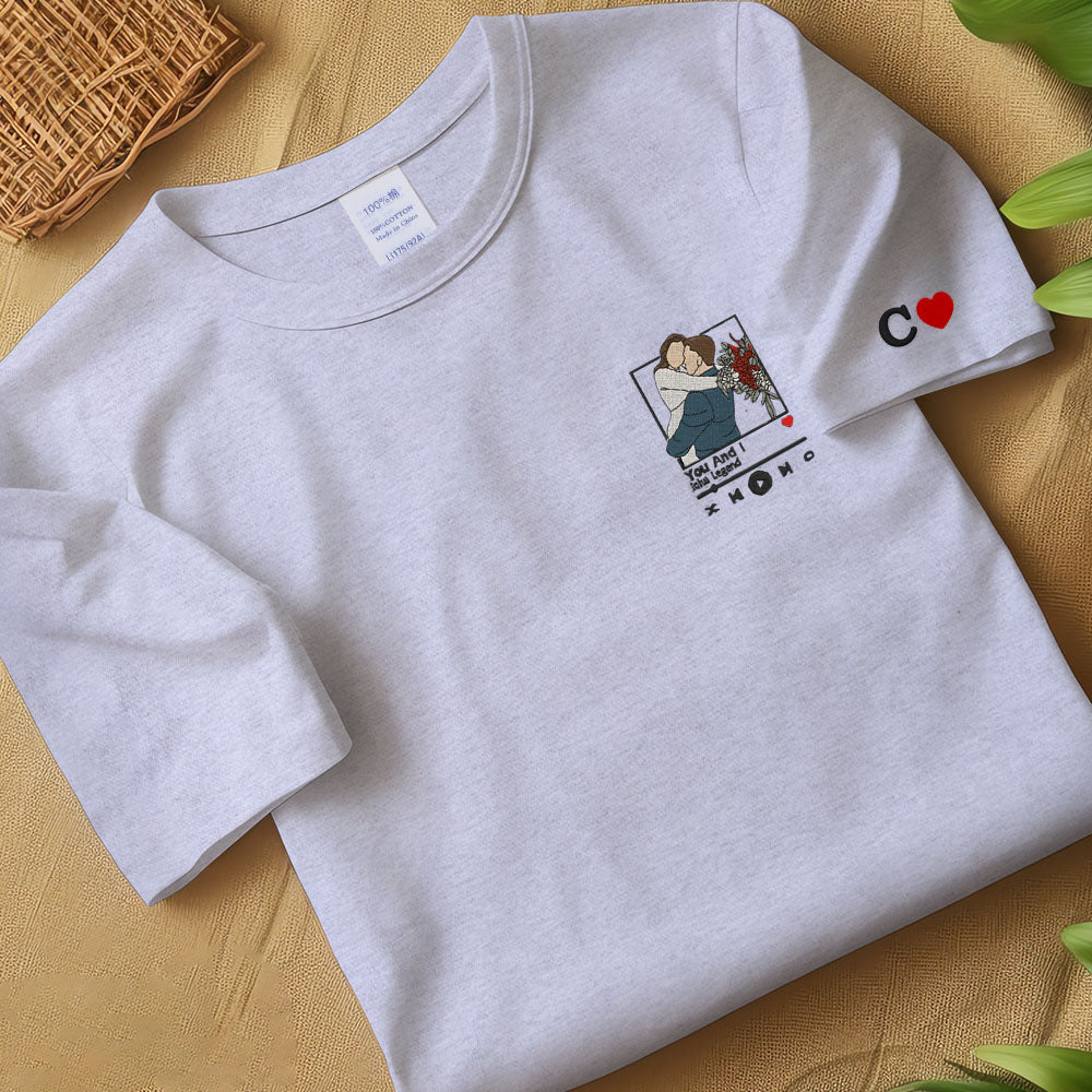 Custom Embroidered T-shirt Custom Music Hoodies, Gifts For Husband, Gifts For Him, Personalized T-Shirts