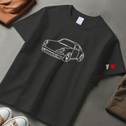 Embroidered Car Sketch Hoodies, Portrait from Photo Car Outline Hoody, Personalised Motorbike Jumper, Car Lover Hoodies, Gift for Car Guys