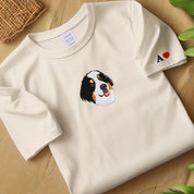 Custom Dog Face Embroidered T-shirt From Your Photo,Cat Sweatshirt,Dog Lovers Sweatshirt,Personalized Gift
