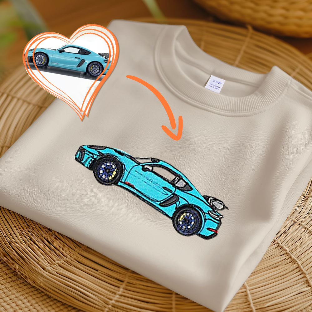 Cars Lover Couple T-shirt,Memorial Portrait Hoodie, Gifts for Dad