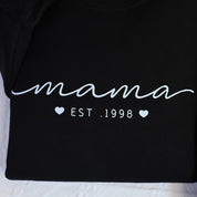 Plus Velvet Style-Personalized Mom Sweatshirt With Kid Names Mom Sweatshirt