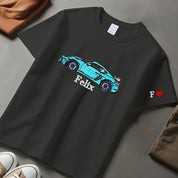 Cars Couple Sweater Embroidered T-shirt, Trending Crewneck, Embroidery Hoodie