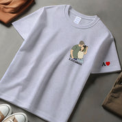 Custom Couple Embroidered Sweatshirt, Couple Photo Hoodie，Roman Numbers Custom Gift