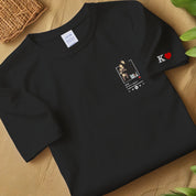 Custom Embroidered Couple Hoodie from Photo Portrait, Custom Favorite Song Music Hoodie, Couple's Gift