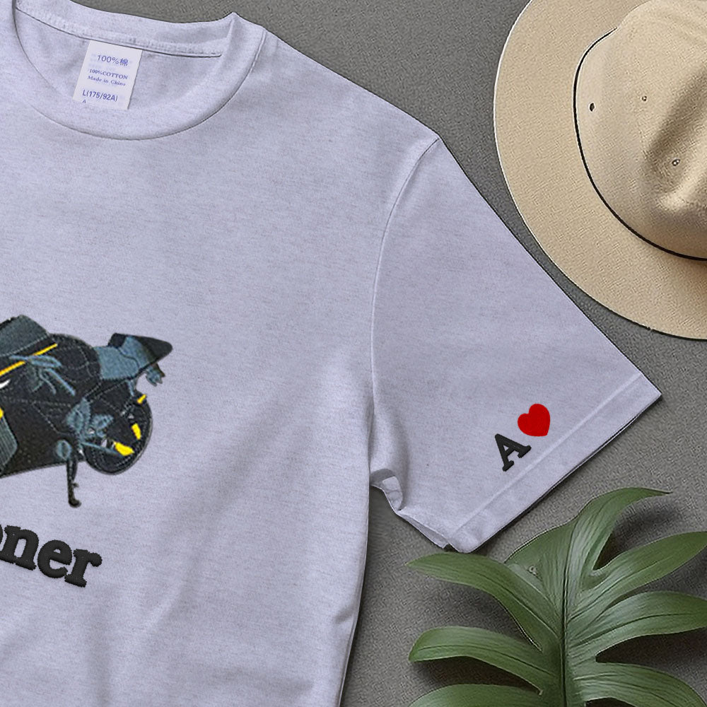 Embroidered Car T-shirt,  Car, Vehicle, Motorbike, Custom, Personalised, For Him, For Her, Anniversary, Couples, Valentines Day, Gift