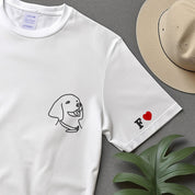 Embroidered Pet Face T-shirts,Custom Embroidered Pet Sweatshirts,Custom Dog Sweatshirts,Special Birthday Gift for Dog