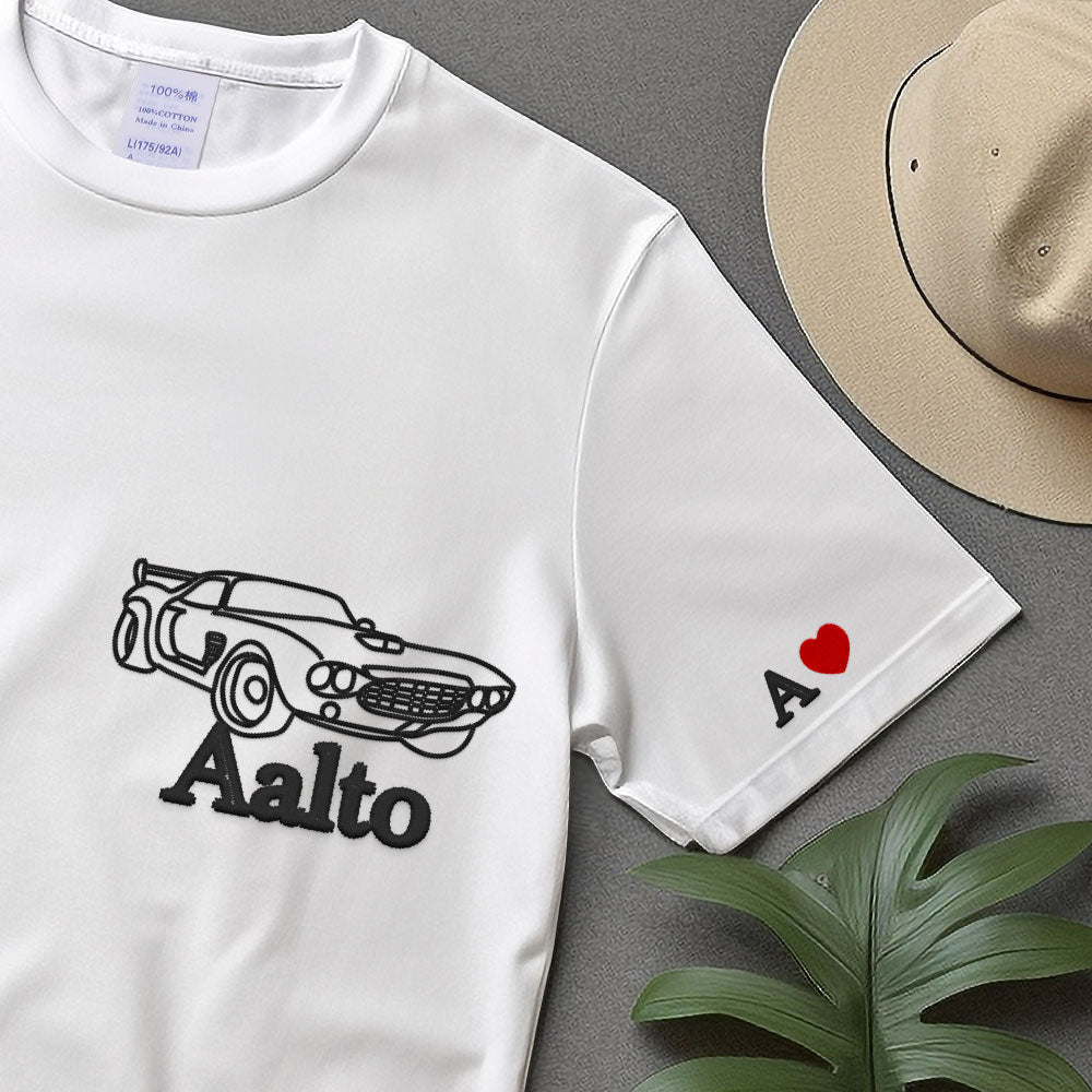 Custom embroidered car Sweatshirt, hoodie, t shirt embroidered Personalized, Dad Gift, Custom sweatshirt, gift for him