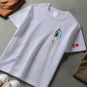 Custom Embroidered T-shirt Custom Embroidered Sweatshirt Custom Photo Portrait Custom Embroidered Shirt Family Faceless Portrait Gift Couple