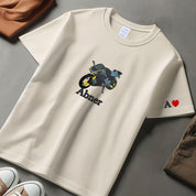 Embroidered Car T-shirt,  Car, Vehicle, Motorbike, Custom, Personalised, For Him, For Her, Anniversary, Couples, Valentines Day, Gift
