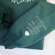Plus Velvet Style-Mama Hoodie Custom Neck And Sleeve Design Hoodie