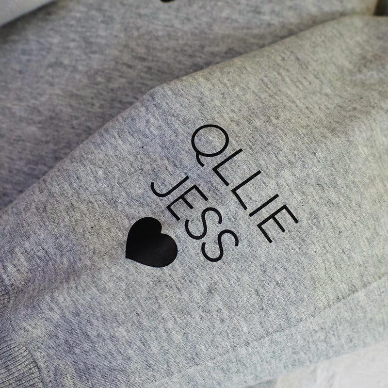 Plus Velvet Style- Best Mama Ever Family Personalized Sweatshirt With Design On Sleeve