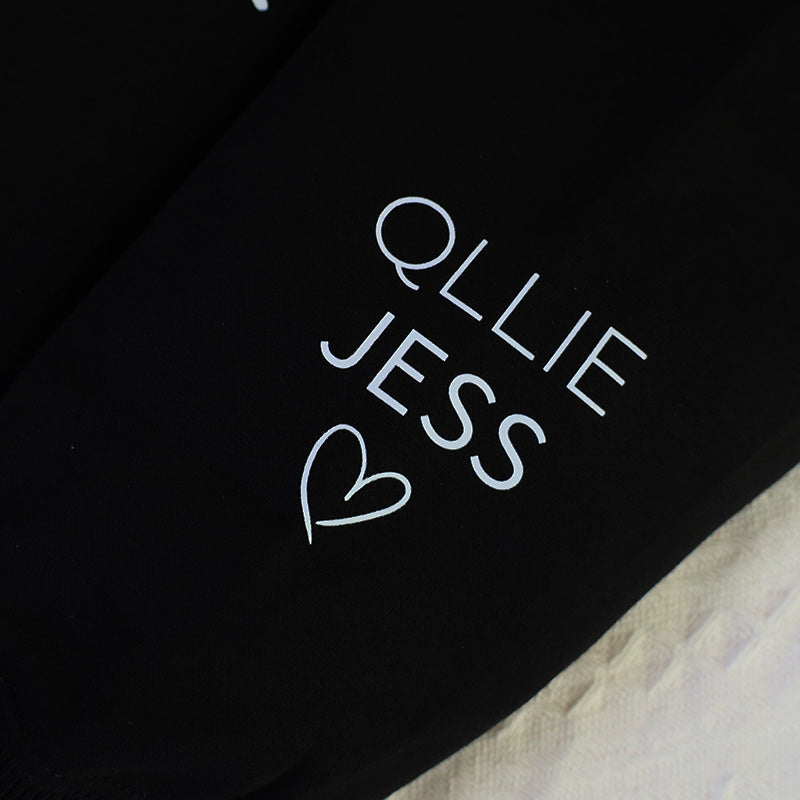 Plus Velvet Style-Personalized Mom Sweatshirt With Kid Names Mom Sweatshirt