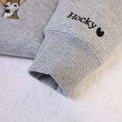 Plus Velvet Style-Gifts For Pet Lover-Personalized Pet Face And Pet Name Sweatshirt