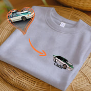 Custom Embroidered Car T-shirt Custom Car T-shirt Custom Car T-shirt Embroidered Personalized Dad Gift Custom Sweatshirt Gift For Him