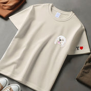 Custom Dog Portrait Embroidered Sweatshirt,Custom Pet T-shirt, Personalized Pet tees And Hoodies,Personalized Gift ,Pet Memorial Gift