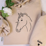 Plus Velvet Style-Personalized Custom Embroidered Hoodie Custom Photo Furry Friend