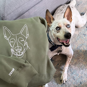 Custom Embroidered Sweatshirt and Hoodie Gifts For Pet