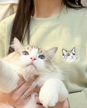 Custom Pet Hoodie Personalized Pet Sweatshirt with Embroidered Pet Face