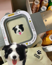 Custom Pet Hoodie Personalized Pet Sweatshirt with Embroidered Pet Face