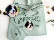 Personalized Dog Sweatshirt Custom Pet Face Hoodie from Your Photo