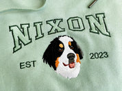 Personalized Dog Sweatshirt Custom Pet Face Hoodie from Your Photo